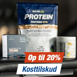 Kosttilskud - Op til 20%